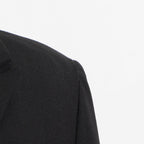 Denim Splicing Slim Blazer