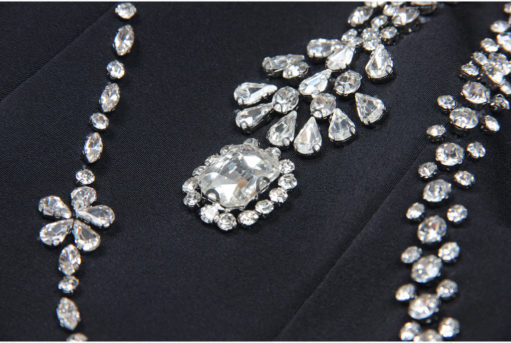 Rhinestone Sleeveless Business Vest