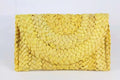 Corn Husk Straw Bag Clutch Bag Handmade Eco Friendly