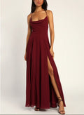 Halter Backless Maxi Dress