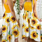 Xenia Luxe Women's Floral Maxi Dress with Adjustable Shoulder Straps Evening Wear Edit