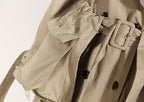Khaki Cotton Trench Coat