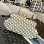 Woven Pearl Handbag by Joyce