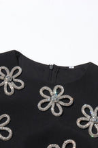 Tamsin Black Diamonds Mini Dress