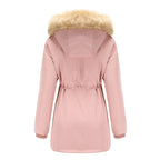 Lambskin Fleece Padded Loose Parkas