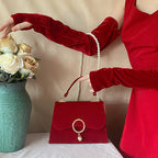 Velvet Dinner Handbag by Lynda