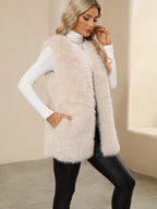Faux Fur Plush Vest