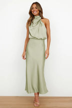 Laura Exclusive Maxi Dress Light Green Designer Edit