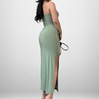 Trinidad Statement Women's Asymmetrical Cocktail Dress with Ruffles Designer Edit