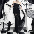 Dark Gothic Cape Hooded Multi-wear Dress