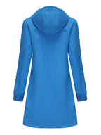 Solid Color Long Sleeve Windbreaker Coat
