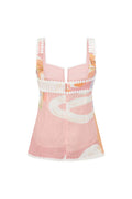 Sleeveless Vest & Pants Printed Set
