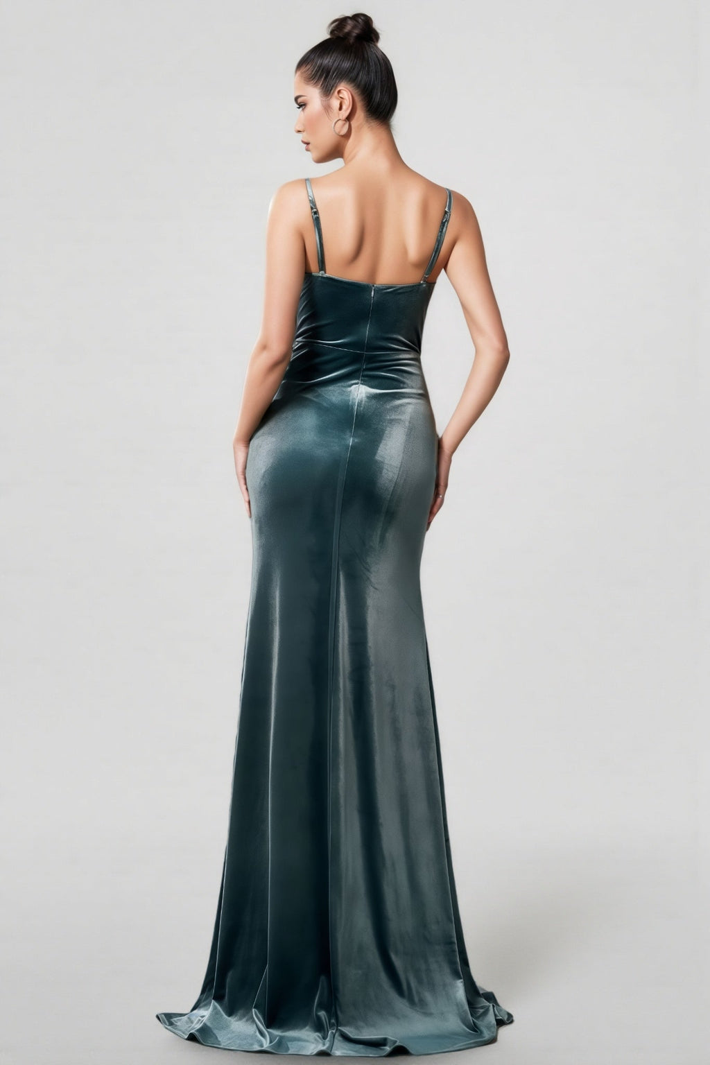 Selene Halter High Cut Maxi Dress