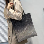 Gradient Rhinestones Tote Bag by Karen