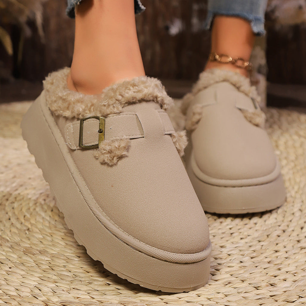 AmyVictoria™ - Comfy Platform Mini Boots Slippers