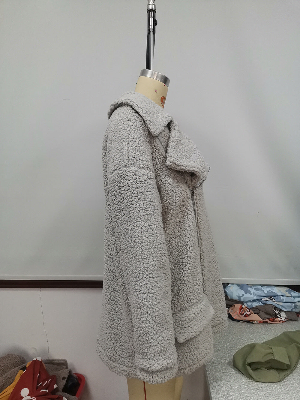 Bubble Velvet Furry Jacket