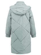 Hooded Slim-Fit Thermal Padded Coat