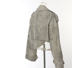 Camouflage Ink Skirt Suit
