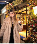 Faux Fur Mid-Length Jackets