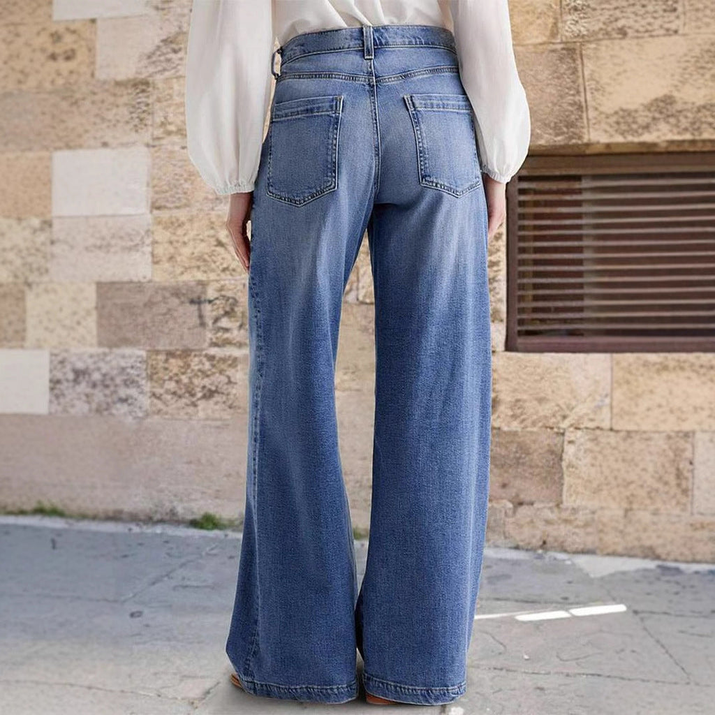 Elena | Casual Straight Leg Jeans