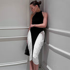 Patricia Statement Women's Graduation Dress with Figure Hugging Cut and Asymmetric Ruffle Details Chic Silhouette Collection