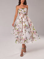 Sleeveless Printed Dress