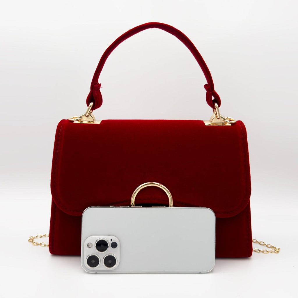 Velvet Dinner Handbag by Lynda