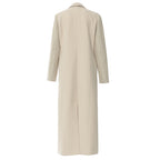 Color Contrast Patchwork Trench Coat