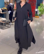 Ximena Minimalist Long Dress Evening Wear Edit