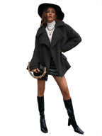 Bubble Velvet Furry Jacket