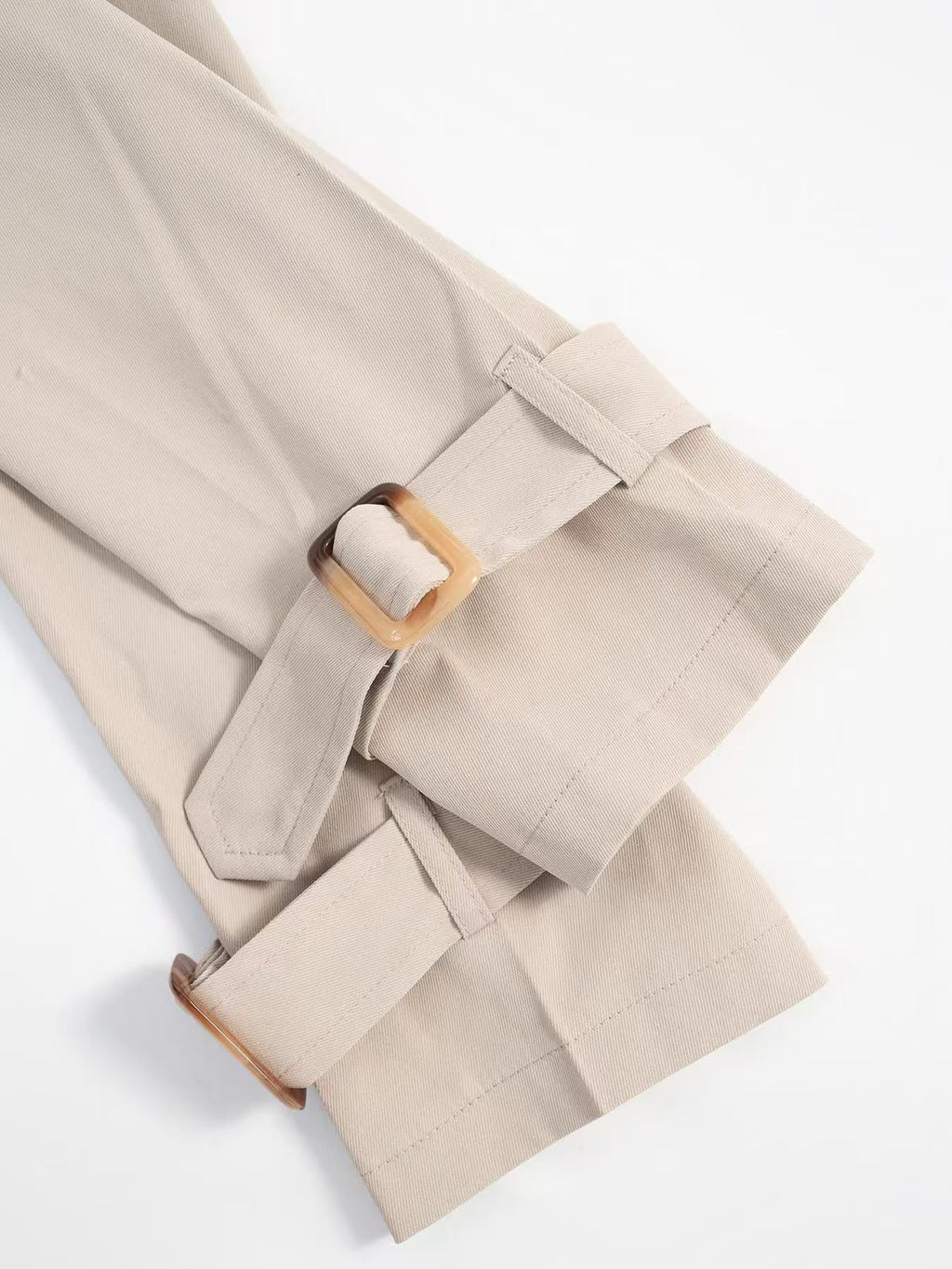 Belt Short Trench Short Jacket