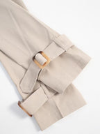 Belt Short Trench Short Jacket