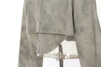 Camouflage Ink Skirt Suit