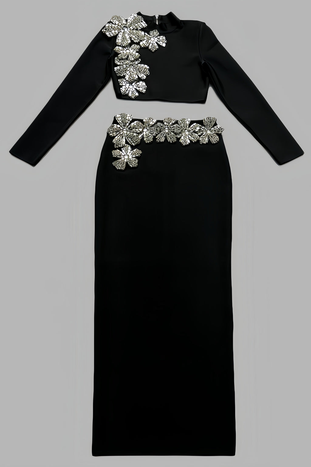 Calia High Neck Top Maxi Dress Two-Piece Set
