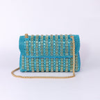 Chantal Clutch Bag with Diamond Detail