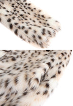 Faux Fur Tigercat Loose Trench Coat