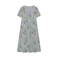 Jenni Statement Women's Floral Midi Dress with Pleated Design Boutique Collection