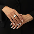 Unisex Irregular Geometric Open Knuckle Ring