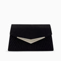 Shiny Pleated Clutch by Amy