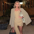 Backless Tube Top Vest Slim Fit Suit for Women