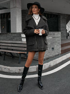 Bubble Velvet Furry Jacket