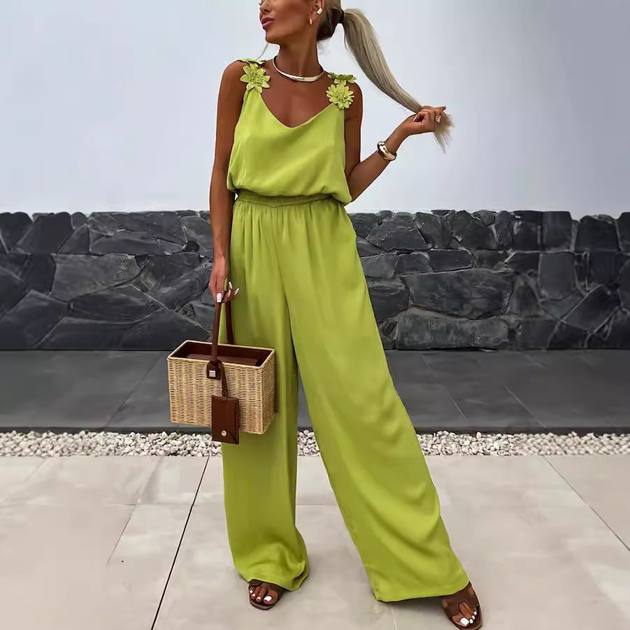 Sleeveless Casual Jumpsuit
