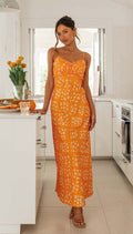 Sexy Slim Fit V Neck Backless Long Dress