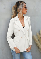 Collared Button Blazer