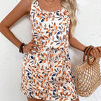 Flor Boutique Women's Floral Print Casual Mini Dress Evening Wear Edit