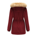 Lambskin Fleece Padded Loose Parkas