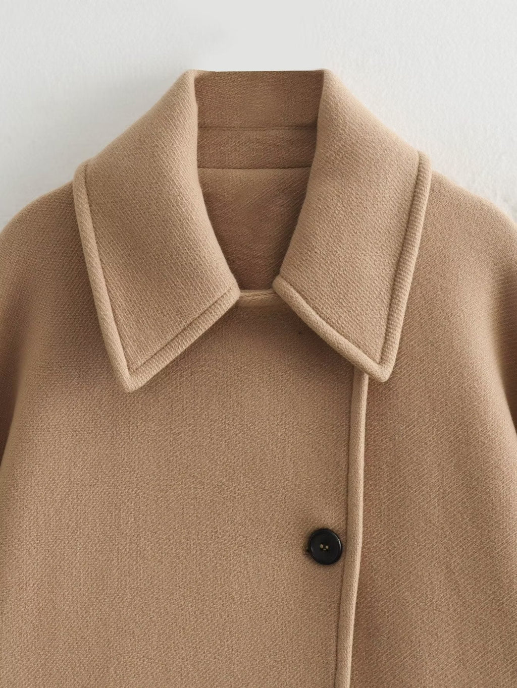 fall fashion trends Autumn and Winter New Loose Overcoat Coat Single-Breasted Mid-Length Top
