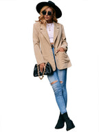 Corduroy Single-Breasted Blazer