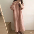 Thalia Effortless Long Linen Shirt Dress Premium Wardrobe Essential