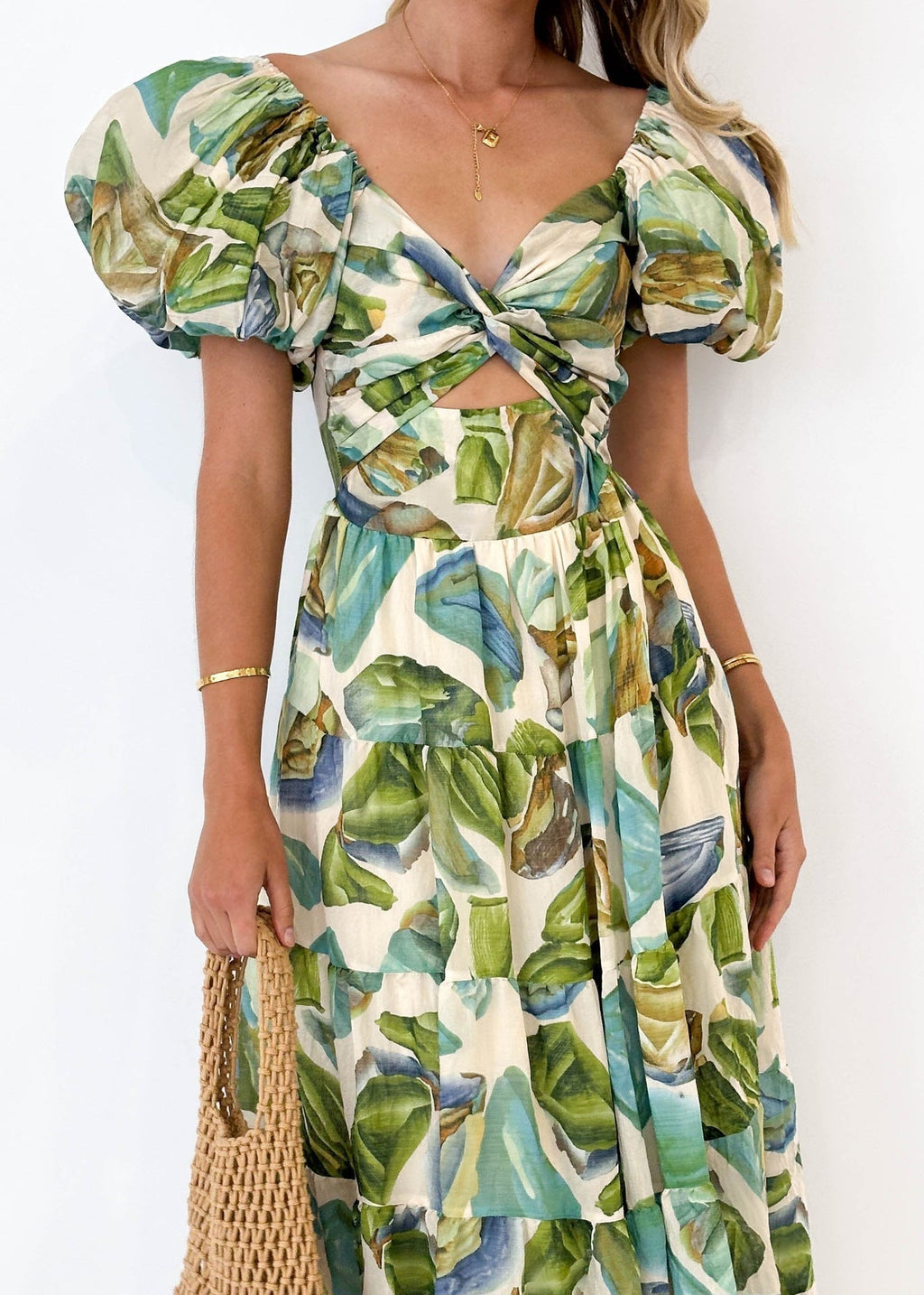 Emily Exclusive Dress with Puff Sleeves Boutique Collection